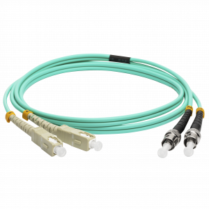 Патч-корд оптический LANMASTER, LSZH, SC/PC-ST/PC, MM